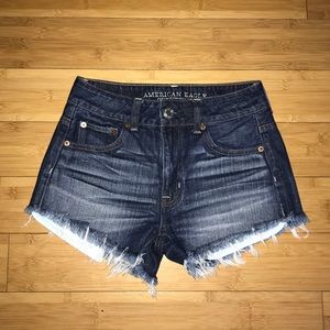 Dark Wash American Eagle Shorts